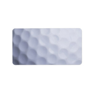 Golf Ball Background Customized Template Label
