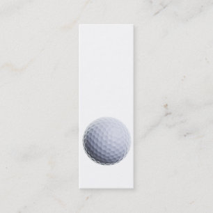 Golf Ball Background Customized Template Mini Business Card