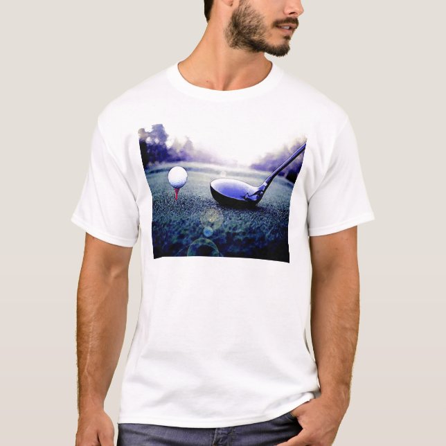 Golf Ball & Bat T-Shirt (Front)