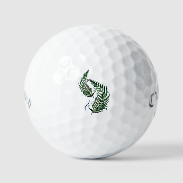 Golf Ball Callaway Supersoft with Aotearoa Fern (Front)