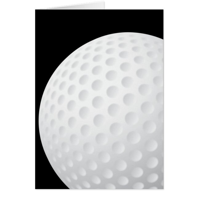 Golf Ball Card (Front)