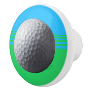Golf Ball ceramic knob