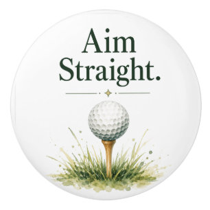 Golf ball ceramic knob