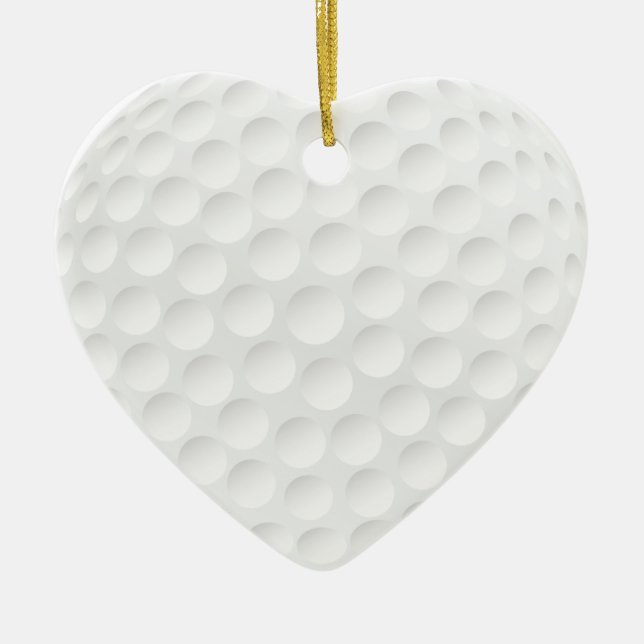 golf ball ceramic ornament (Front)