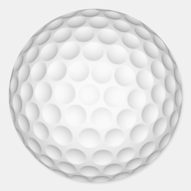 Golf Ball Classic Round Sticker (Front)