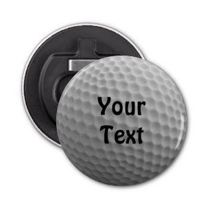 Golf Ball Customize Personalize Change Font Colour Bottle Opener