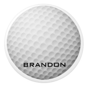 Golf Ball Design Ceramic Pull or Knob