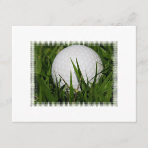 Golf Ball Design Invitation