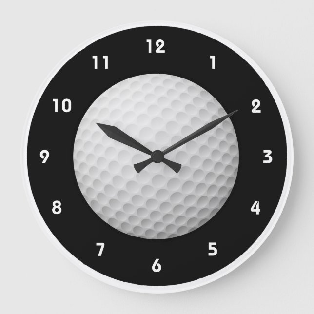 Golf Ball Design Wall Clock (Front)