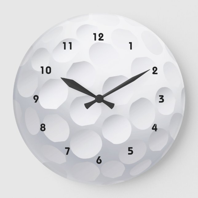 Golf Ball Design Wall Clock (Front)