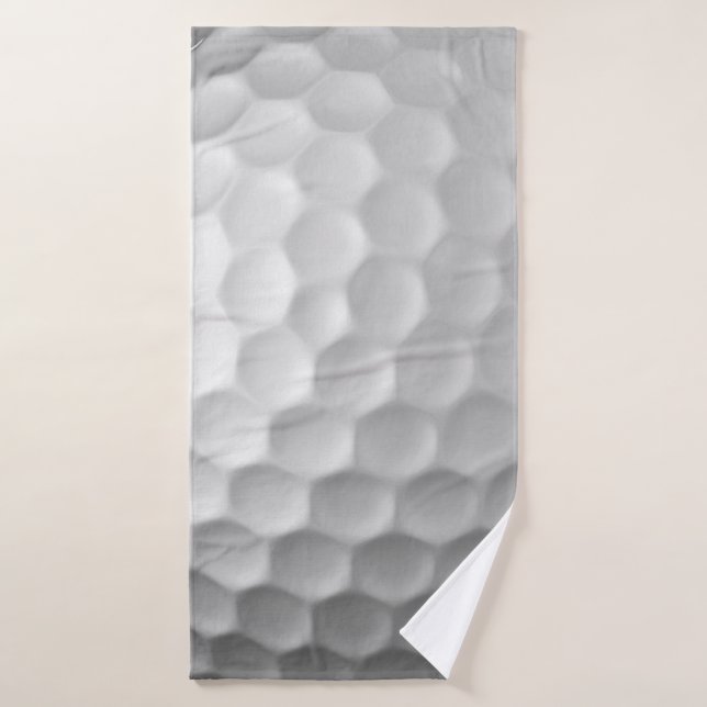 Golf Ball Dimples Pattern Texture Bath Towel (Bath Towel)