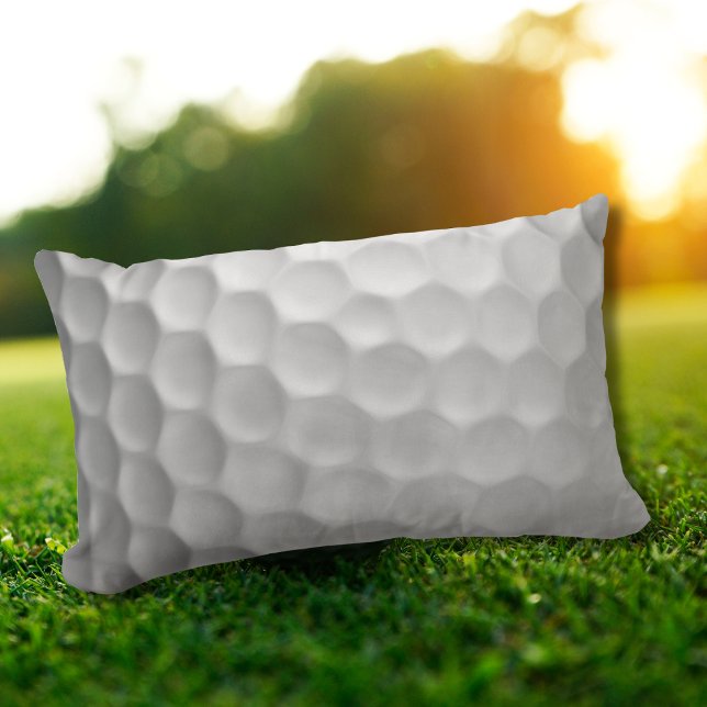Golf Ball Dimples Pattern Texture Lumbar Pillow (Creator Uploaded)