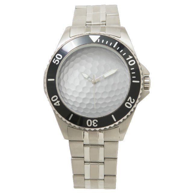 Golf Ball Dimples Pattern Texture Watch (Front)