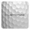 Golf Ball Dimples pattern with Personalized Text