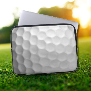 Golf Ball Dimples Texture Pattern Laptop Sleeve