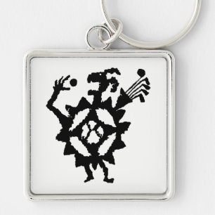 Golf Ball Eater Petroglyph Keychain