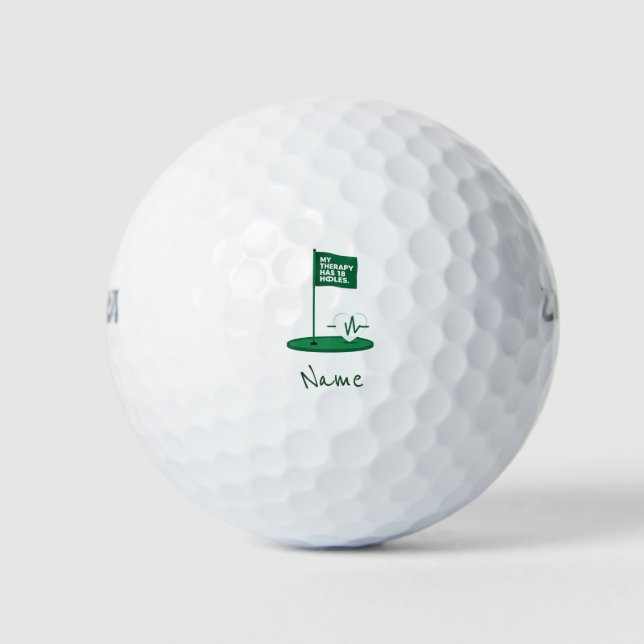 Golf ball funny saying for golfer (Front)