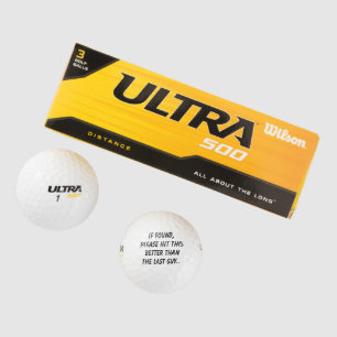 Golf ball golfer gift fathers dad husband