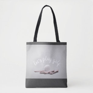 golf ball grey and white cute bag for golfers