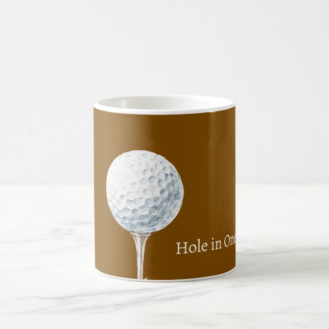 Golf Ball Hole in One Coffee Mug (Center)