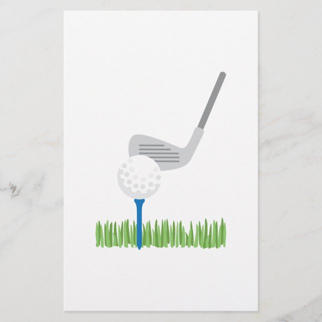 Golf Ball & Iron Stationery (Front)