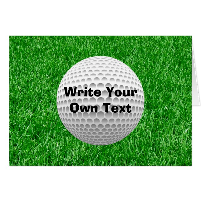 Golf Ball & Lawn (Front Horizontal)