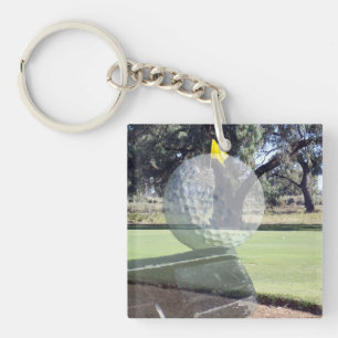Golf Ball Layered Composition, Keychain