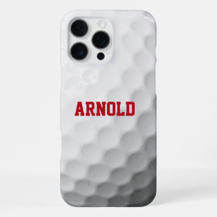 Golf Ball Look Personalized Case