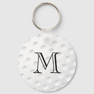 Golf Ball Monogram Keychain
