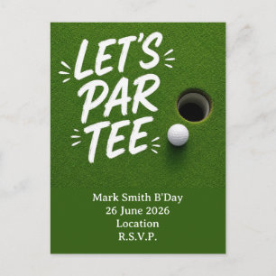 Golf Ball Next to Hole on Green Putting Grass Postcard