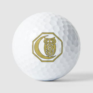 Golf Ball Old Gold Crest