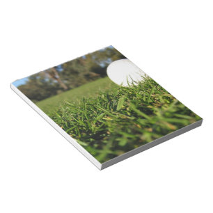 Golf Ball on Course Notepad