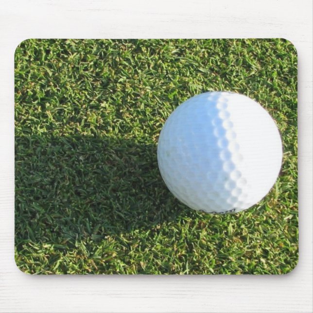 Golf Ball on Golf Green Mouse Pad (Front)