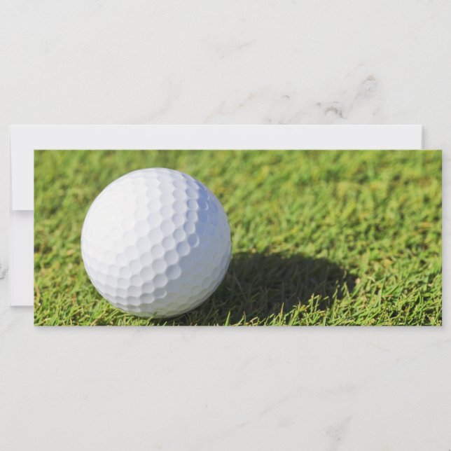 Golf Ball On Green Grass Course - Customized (Front)