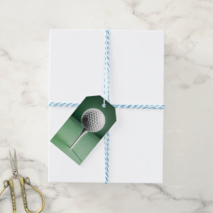 Golf Ball on Tee Gift Tags