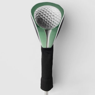Golf Ball on Tee Golf Golf Head Cover