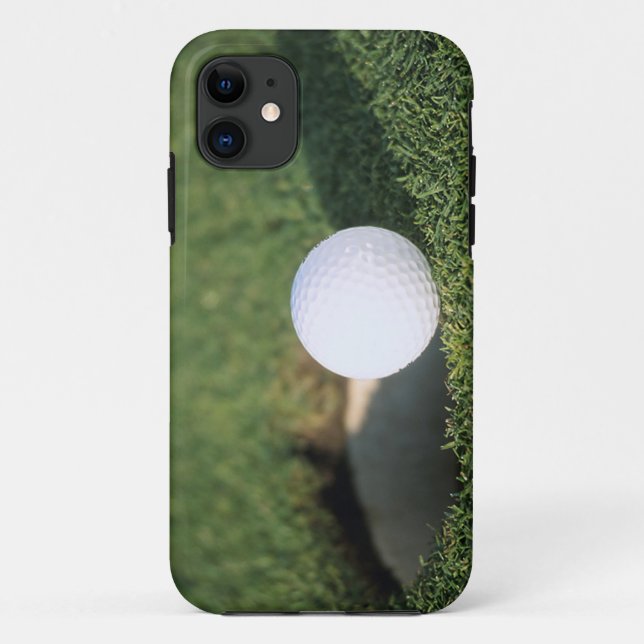 Golf Ball on the edge of hole Case-Mate iPhone Case (Back)