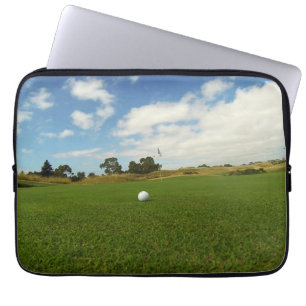 Golf Ball On The Green, Laptop Sleeve