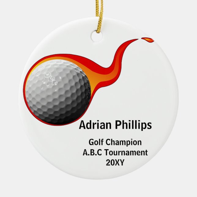golf ball ornament (Front)