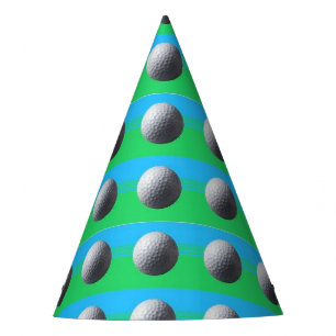 Golf Ball party hats