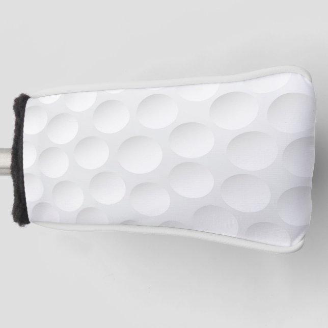 Golf Ball Pattern Golf Head Cover (Front)
