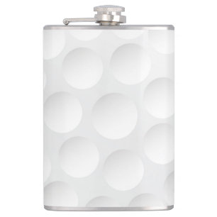 Golf Ball Pattern Hip Flask