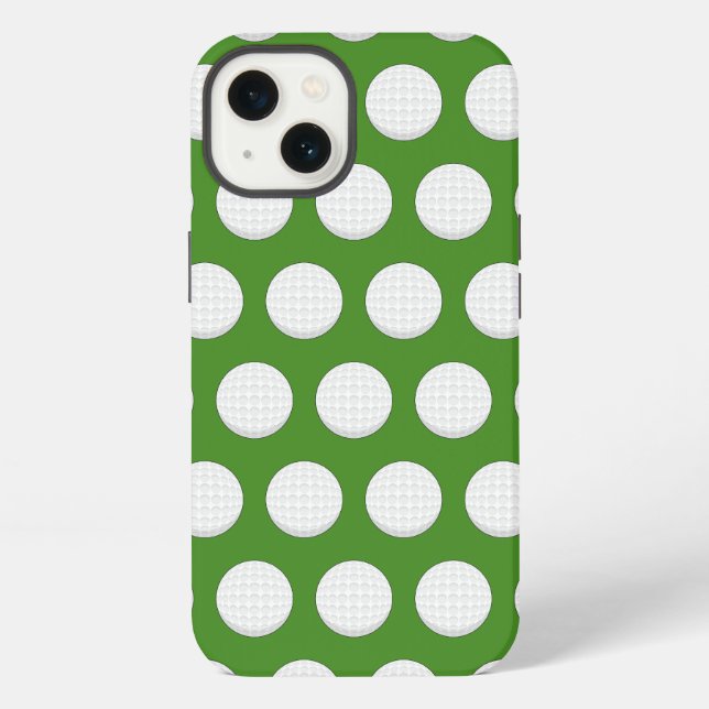 Golf Ball Pattern iPhone Case (Back)