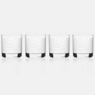 Golf Ball Pattern Whiskey Glass