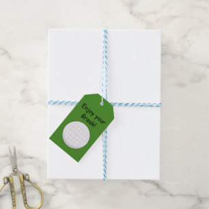 Golf Ball Personalize Gift Tags