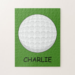 Golf Ball Personalize Jigsaw Puzzle