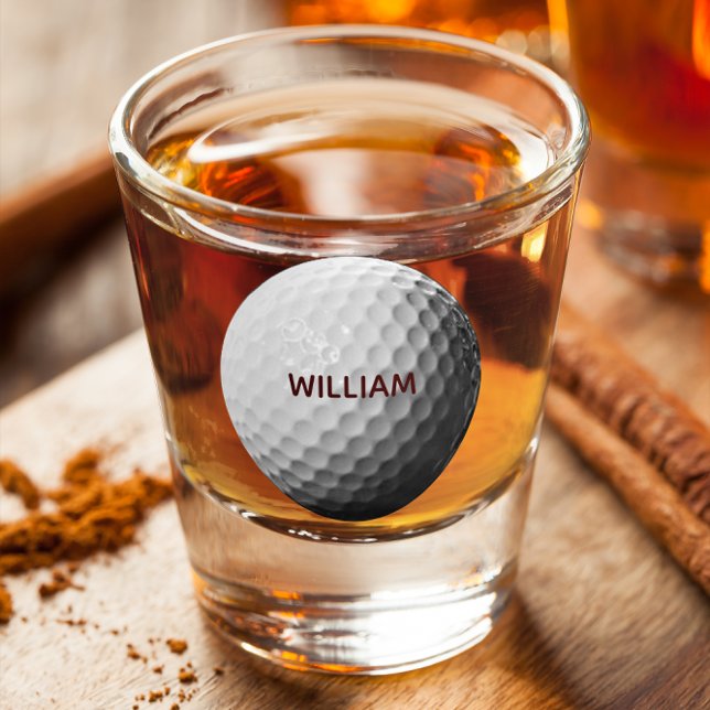 Golf Ball Personalized Shot Glass (Creator Uploaded)