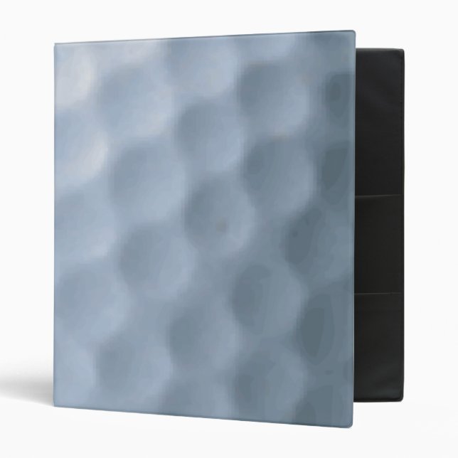 Golf Ball Print Pattern Background Binder (Front/Inside)