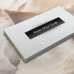 Golf Ball Professional Golf Business Card