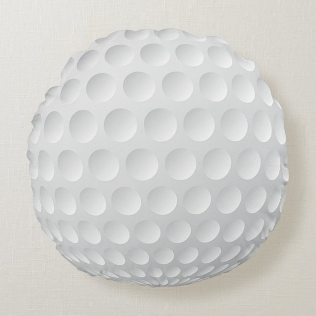 Golf Ball Round Pillow (Front)